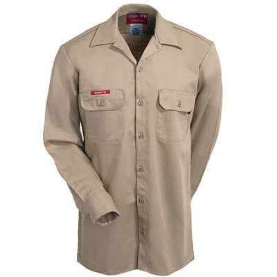 7 oz. Ultra Soft® Dickies FR Long Sleeve Work Shirt