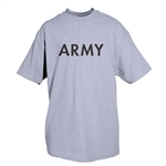 Army (Logo Back) - Heather Grey T-shirt