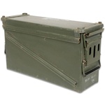40mm Ammo Can Original U.S. Military, Used Good Condition, 17x5.5x9.5"