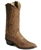 Justin Bay Apache Leather Cowboy Boots - Medium Toe