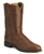 Justin Men's Chestnut Marbled Deerlite Leather Roper Boots