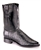 Justin Mens Black Full Quill Ostrich Exotic Roper Boots