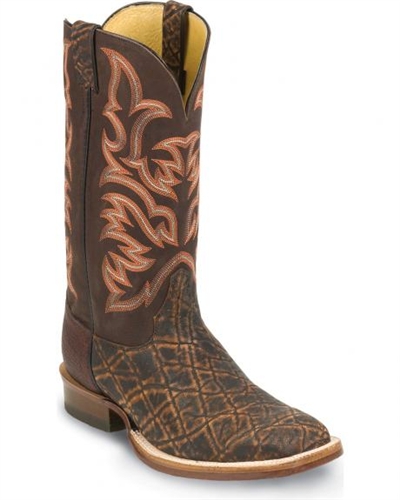 Justin AQHA Elephant Cowboy Boots 