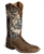 Justin Bent Rail Camo Cowboy Boots - Square Toe